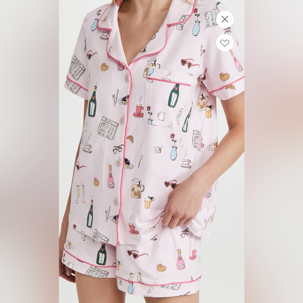 Bedhead Let’s Do Brunch Shorty Pajama Set